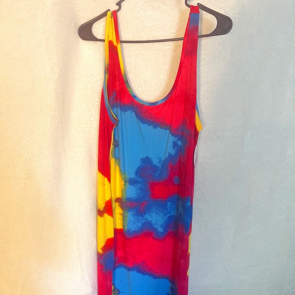 Tie-Dyed Bodycon Dress